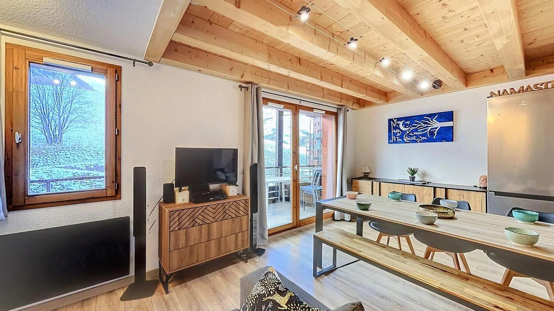 Duplex Renove, 8/10 Pers, Skis Aux Pieds, Balcon Sud, Calme, Piscine Chauffee - Fr-1-267-180 Le Corbier Apartment